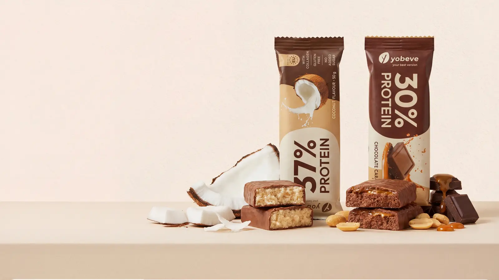 Hộp thanh protein yobeve cho người mua protein bar tại Việt Nam